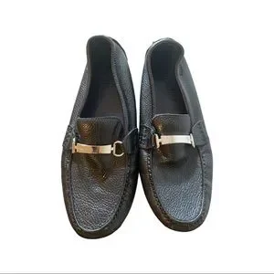 Cole Haan Somerset Bit II Pebbled Leather Driving Loafer Cole Haan Men Shoes Somerset Bit II Size US 11.5 M Black  main image 3